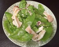 阿里山大莢豌豆炒透抽