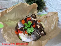 爐烤紙包魚