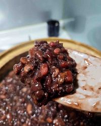 豆豆(紅豆、花豆)黑米餡