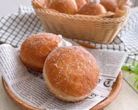 卡士達奶油生甜甜圈｜不用揉麵團・無鮮奶油