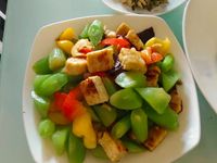 天貝料理(窩筍炒天貝)