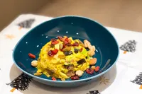 薑黃  高麗菜飯