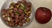 蘋果炒香腸