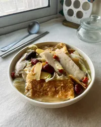 全酒麻油豆包杏鮑菇