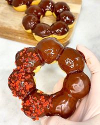 巧克力地瓜波堤甜甜圈｜兩樣材料・素食