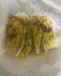 紙包蒜香奶油娃娃菜-氣炸鍋版