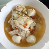 麻油酒蛋高麗菜湯