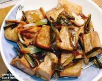 蔥燒豆腐 ~簡單隨手做