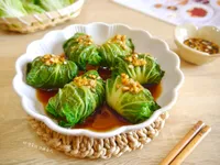 娃娃菜益活雞肉時蔬捲