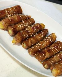 玉米筍豬肉捲