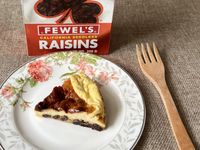 葡萄乾巴斯克蛋糕（無麵粉減醣版）