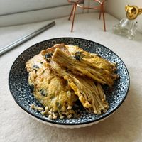 海苔蛋煎金針菇