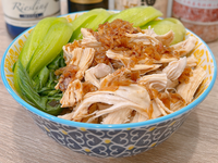 油蔥雞絲飯｜家常雞肉飯食譜
