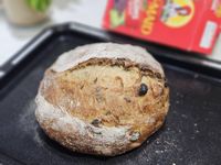 紫蘇土肉桂加州葡萄乾冷藏免揉歐包