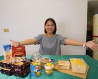 菲律賓Graham Cake與炸香蕉