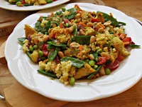 秮仔荷蘭豆雞肉