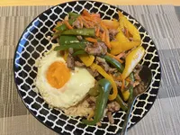 醋溜時蔬炒肉絲