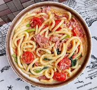 奶香番茄培根炒烏龍