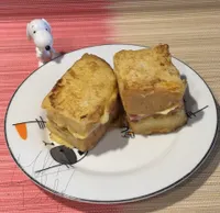 早午餐系列：火腿法國吐司