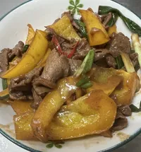 小朋友的甜椒炒牛肉