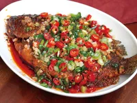 椒麻蒜香魚