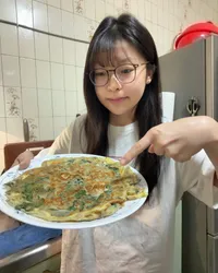 九層塔煎蛋