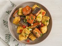 椒鹽鮭魚豆腐