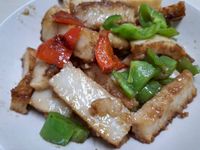 蘿蔔糕炒彩椒