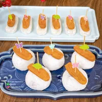 【烏魚子紅豆大福】鹹甜不膩的甜點組合