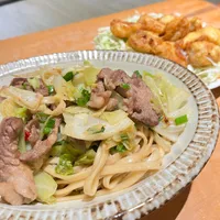 【自己煮晚餐】豬肉高麗菜炒麵