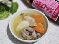 野蔬雞湯