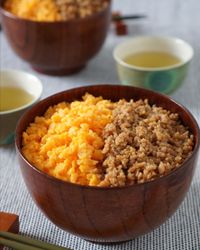 日式雞肉玉子丼・超細緻雞肉鬆與玉子鬆技巧
