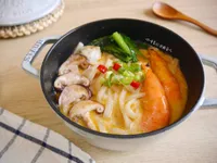 沙茶椰奶烏龍麵