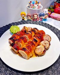 蜜汁烤雞腿捲