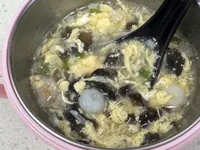 菇菇鮮蝦雞蛋羹