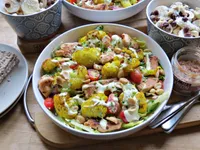 白花仔菜雞肉沙拉