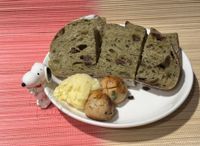 天然酵母系列：葡萄乾抹茶歐包