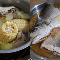 一鍋2菜省時料理（蒸魚+雞湯）