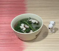 零廚藝系列：菠菜香菇湯