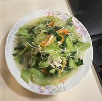 低溫炒青江菜
