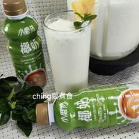 夏日飲品-椰香奶鳳果汁