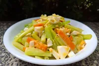 超市料理-鹹蛋炒芹菜