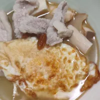 麻油松阪肉荷包蛋