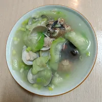 蛤蠣絲瓜湯