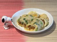 早午餐系列：古早味粉漿蛋餅（肉鬆）