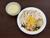 味噌豆乳雞絲沾麵
