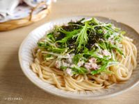水菜鮪魚沙拉海苔拌麵