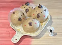 早午餐系列：卡皮巴拉黑糖饅頭