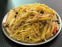 好市多烤雞義大利麵