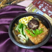 豆皮醬油雞湯麵